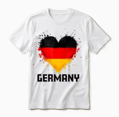 Fußball - Deutschland Fan Unisex T-Shirt - White