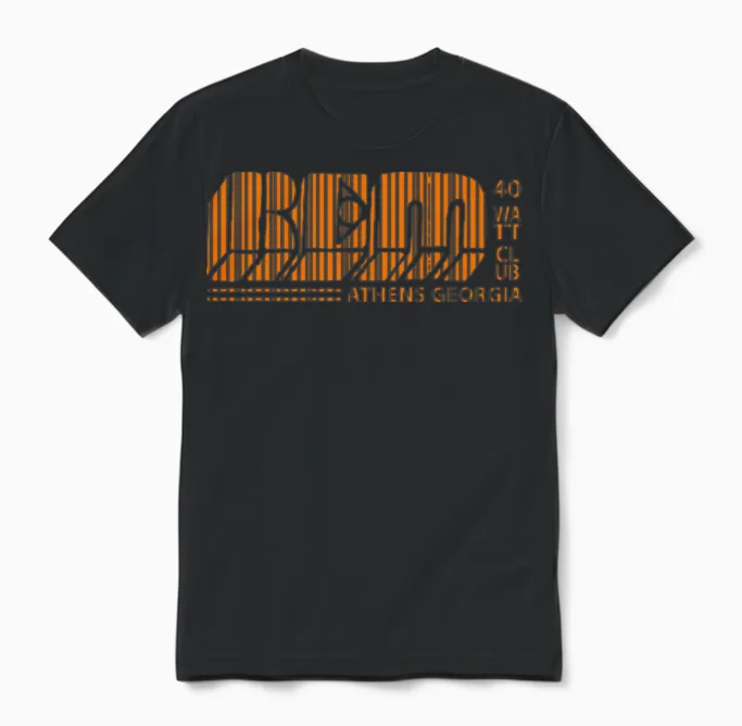 R E M T Shirt Vintage Rem T Shirt R E M Concert S Unisex T-Shirt in Black
