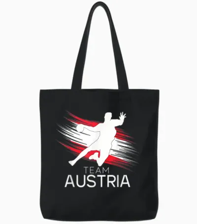 Handball österreich Trikot Handballspieler Handballspiel Tote Bags - Black