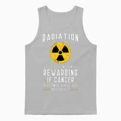 If Cancer Screamed While You Destroy It Unisex Tank Top - Ash