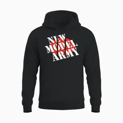 New Model Army Logo Unisex Hoodie - Black