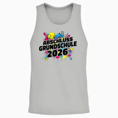 Grundschule Absolvent Abgänger Grundschule Abschluss 2026 Unisex Tank Top - Ash