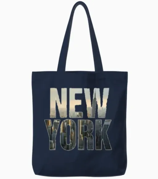 New York Tote Bags - Navy