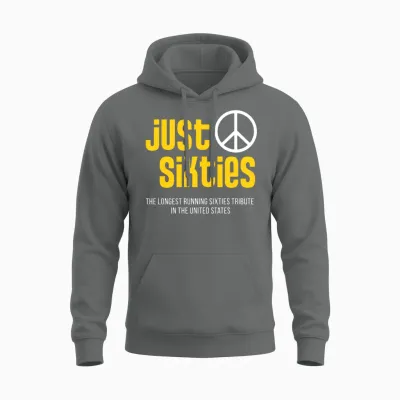 Just Sixties - Long Island Sixties Band Unisex Hoodie - Graphite Heather