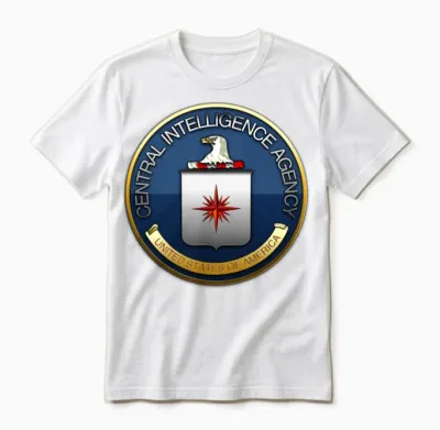 Central Intelligence Agency (cia) Unisex T-Shirt - White