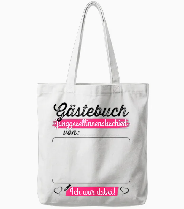 Jga T-Shirt Frauen Poltern Braut Junggesellenabschied Frauen Tote Bags in White