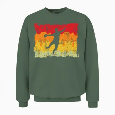 Handball Retro Unisex Sweatshirt - Military Green