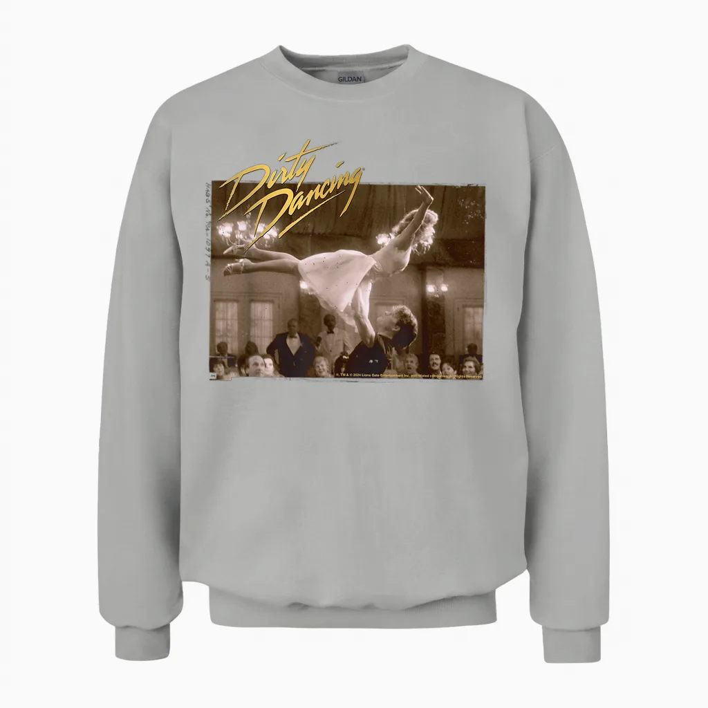 Dirty Dancing the Time of My Life Lift Szene Unisex Sweatshirt in Ash