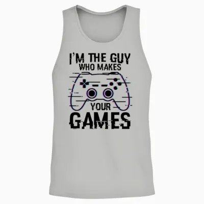 Game Developer Quote Unisex Tank Top - Ash