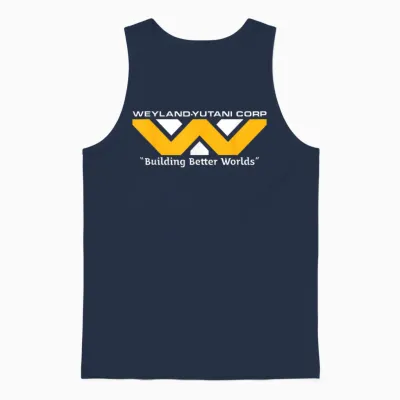 Alien: Earth Fx Series Weyland-Yutani Corp Logo Official Unisex Tank Top - Navy