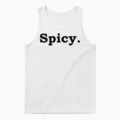 Spicy Unisex Tank Top - White