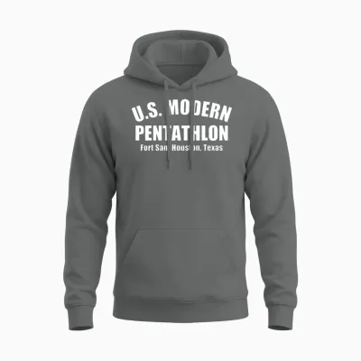 Retro 1970's Modern Pentathlon Unisex Hoodie - Graphite Heather