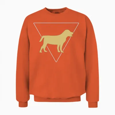 Dog Unisex Sweatshirt - Orange