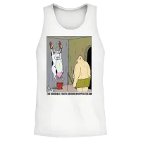 The Horrible Truth Behind Whipped Cream Funny Appa Unisex Tank Top - White – 2