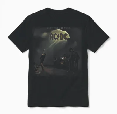 Ac/dc - Let There Be Rock Internationales Cover Unisex T-Shirt - Black