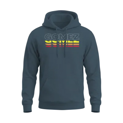 Gomez First Name Funny Vintage Sunset Gomez Unisex Hoodie - Dark Heather