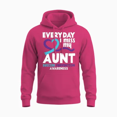 Suicide Prevention Awareness Month Gift Unisex Hoodie - Heliconia