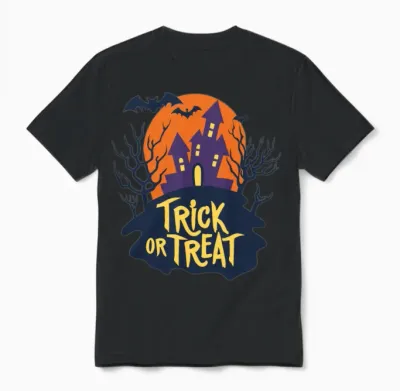Plus Size Halloween Horror Tshirt Women Novelty Ho Unisex T-Shirt - Black