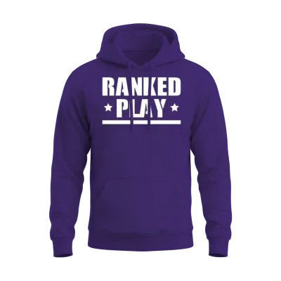Ranked Play Game Battle War Unisex Hoodie - Purple