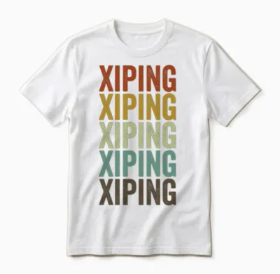 Xiping China Retro Vintage Unisex T-Shirt - White