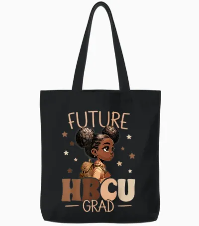 Future Hbcu Grad Black Girl Graduation Hbcu Tote Bags - Black