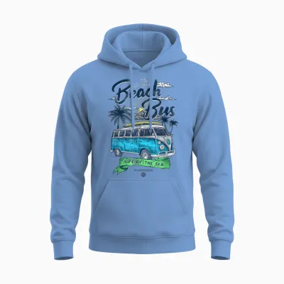Volkswagen Das Leben Am Meer Vatertag Unisex Hoodie - Carolina Blue