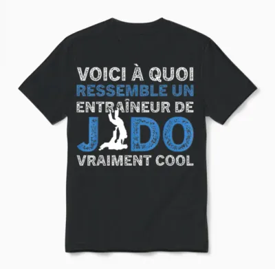 A Judo Coach Really Cool Funny Coach T-Shirt, Black, S Unisex T-Shirt - Black