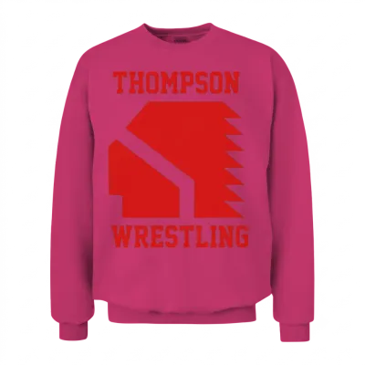 Thompson High School Wrestling (vision Quest) Unisex Sweatshirt - Heliconia