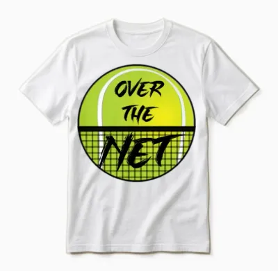 Tennis Over the Net Unisex T-Shirt - White