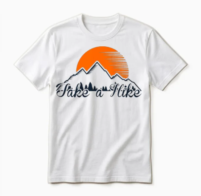 Take a Hike - Hiking & Outdoors Unisex T-Shirt in White
