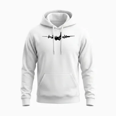 C-130 Hercules Unisex Hoodie - White