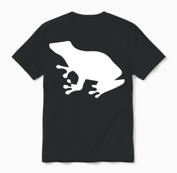 Frog - Reptiles & Exotics Unisex T-Shirt in Black