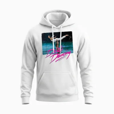 Dirty Dancing Lake Lift Szene Unisex Hoodie - White