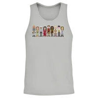 Firefly Cast Cross Stitch — Crafting & Sewing Unisex Tank Top - Ash – 2