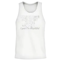 Single on Valentines Day Funny Meme Unisex Tank Top - White – 2