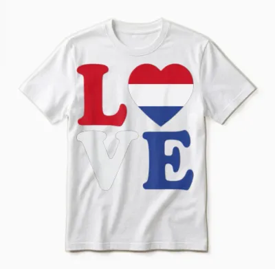 Netherlands Flag Holland Women's Men's Children's Nederland T-Shirt, Orange, S Unisex T-Shirt - White