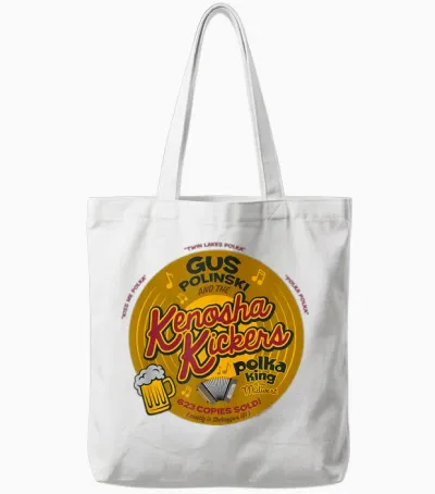 Home Alone Christmas Gus Polinski Kenosha Kickers Polka King Tote Bags - White