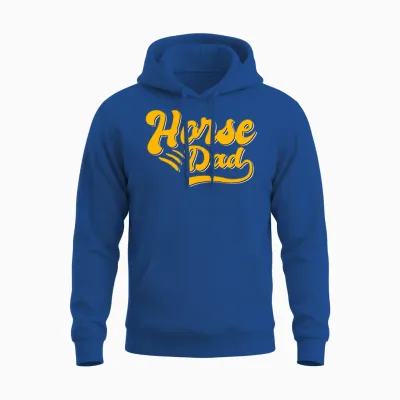 Horse Dad Unisex Hoodie - Royal