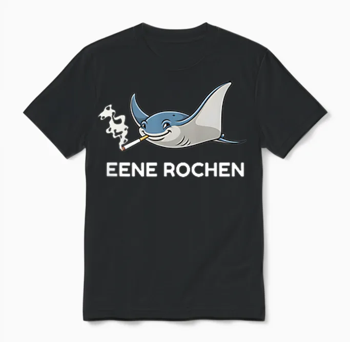 Ene Rochen Fun Unisex T-Shirt in Black