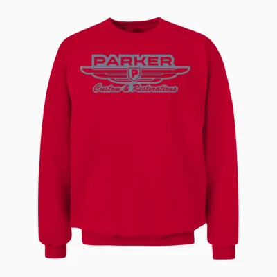 Parker Custom Restorations Unisex Sweatshirt - Red