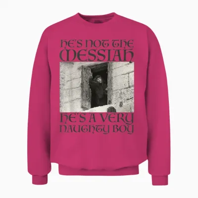 Monty Python Offizieller Messiah Naughty Boy Unisex Sweatshirt - Heliconia