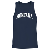 Montana Unisex Tank Top - Navy – 2