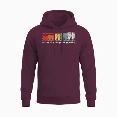 Congas Conga Drum Unisex Hoodie - Maroon