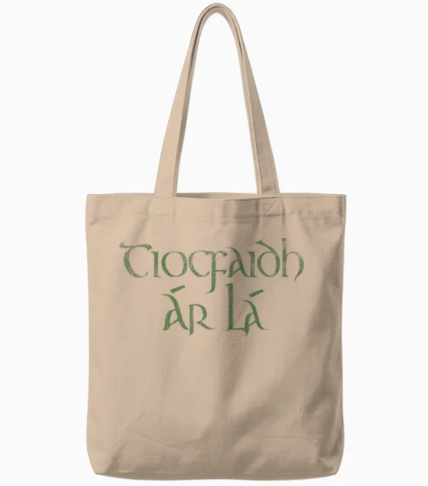 Tiocfaidh Ar La Irischer Republikaner Tote Bags in Natural