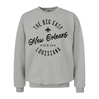 New Orleans Louisiana Usa Jazz Carnival Unisex Sweatshirt - Ash
