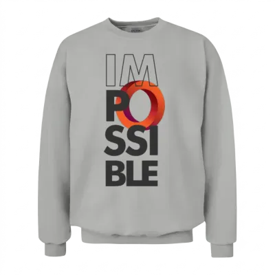 Impossible Circle Unisex Sweatshirt - Ash