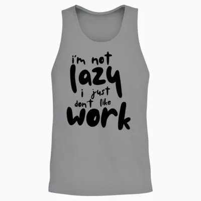 Funny Unisex Tank Top - Sport Grey