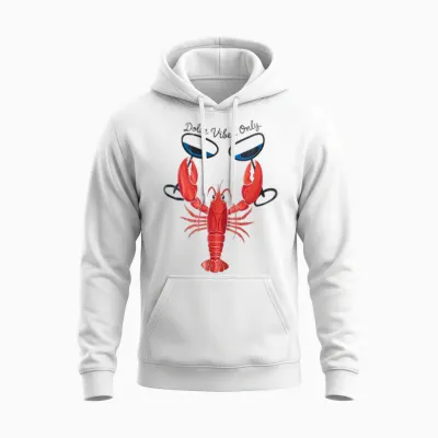Dolce Vibes Only Vibes Martini Roter Hummer Italienischer Sommer Unisex Hoodie - White