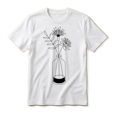 Flower Unisex T-Shirt - White