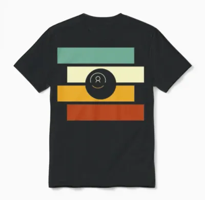 Billiards Retro Unisex T-Shirt - Black